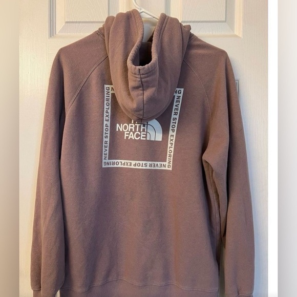 The North Face Fawn Women's Box Design Never Stop Exploring NSF Hoodie L - Picture 7 of 11